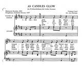 As Candles Glow