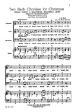 Two Bach Chorales for Christmas