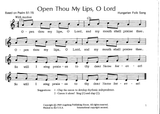 Open Thou My Lips