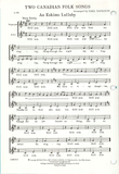 Two Canadian Folk Songs