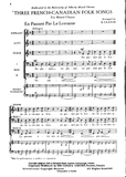 Three French-Canadian Folk Songs