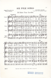 Six Folk Songs