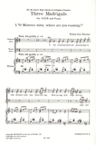 Three Madrigals