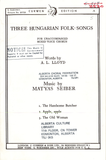 Three Hungarian Folk-Songs