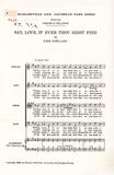 Say, Love, If Ever Thou Didst Find