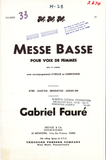 Messe Basse