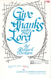Give Thanks Unto the Lord