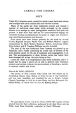 Carols for Choirs 1