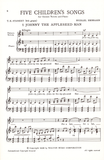 Five Children's Songs