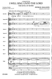 I Will Sing Unto the Lord