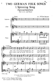 Two German Folksongs