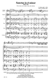 Sanctus in D Minor