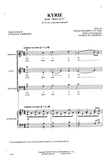 Kyrie (from "Mass in G" by Franz Schubert)