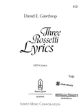 Three Rossetti Lyrics
