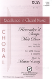 Remember'd Songs, Most Dear