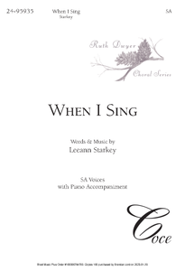 When I Sing