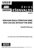 Who Can Sail Without the Wind