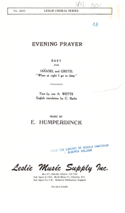 Evening Prayer