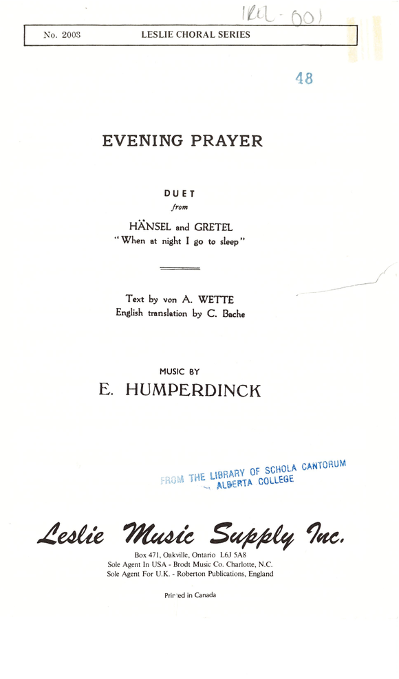 Evening Prayer