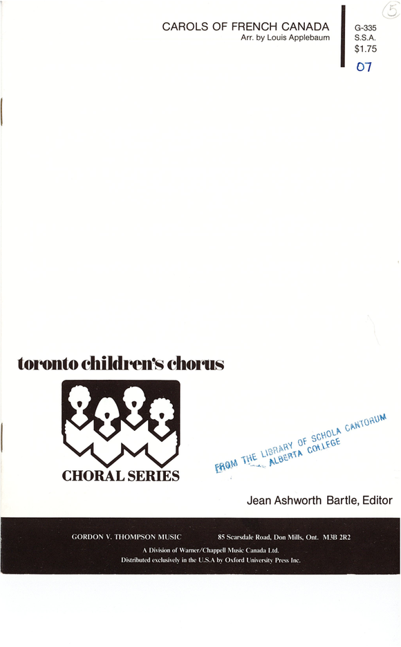Carols of French Canada