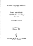 Missa Brevis In D