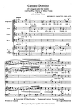 Cantate Domino