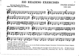 333 Reading Exercises