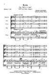 Kyrie (from Mass in G Major)