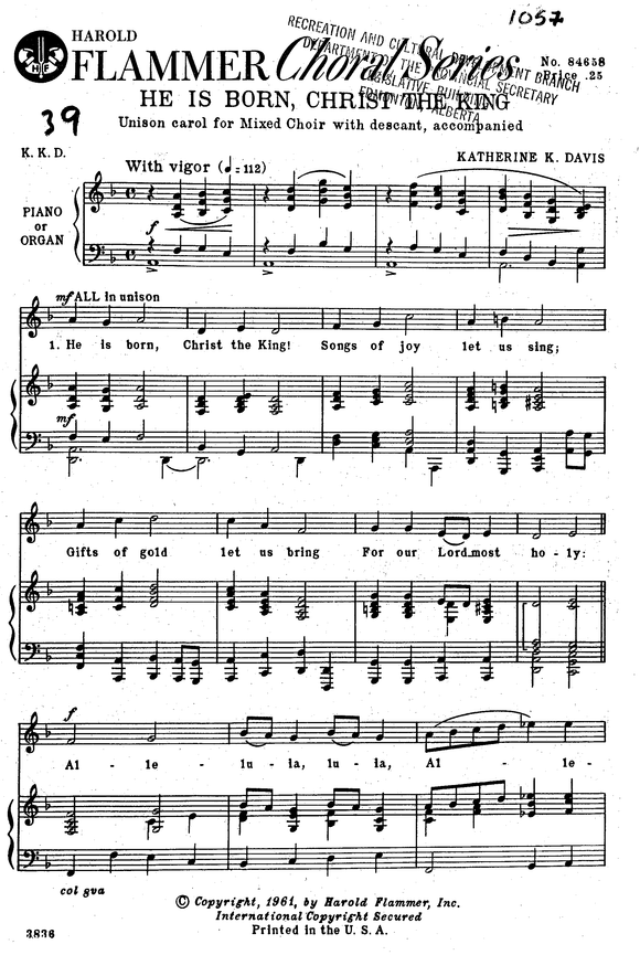 He Is Born, Christ The King