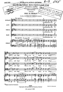 Good Christian men rejoice and sing