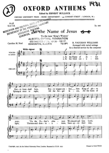 At the Name of Jesus