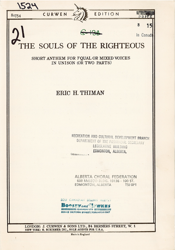 Souls of the Righteous, The