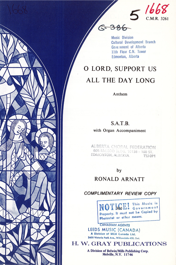 O Lord, Support Us All the Day Long