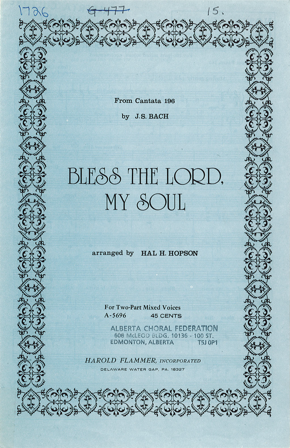Bless the Lord, My Soul
