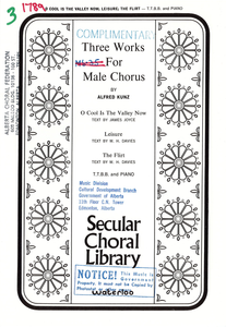 Three Works For Male Chorus