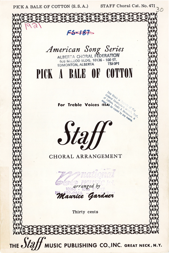 Pick a Bale of Cotton