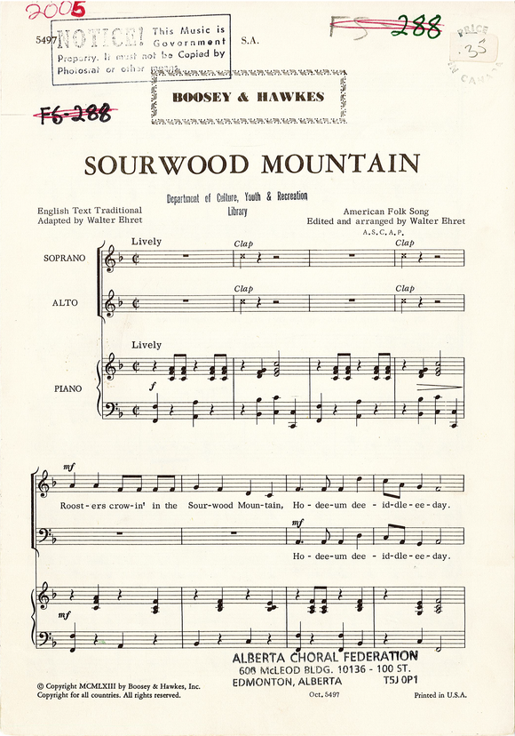 Sourwood Mountain