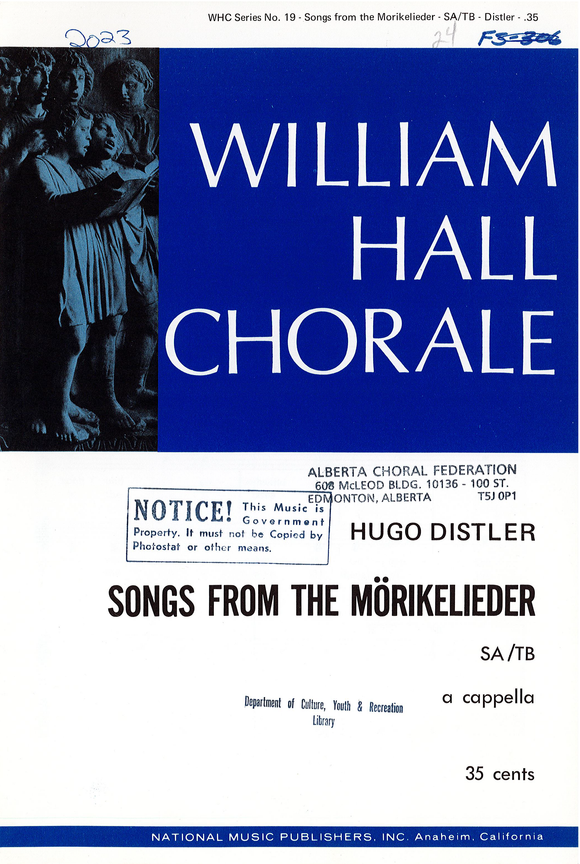 Songs from the Morikelieder