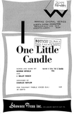 One Little Candle