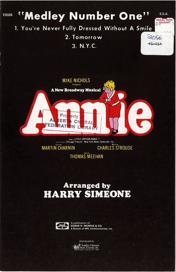 Annie: Medley Number One