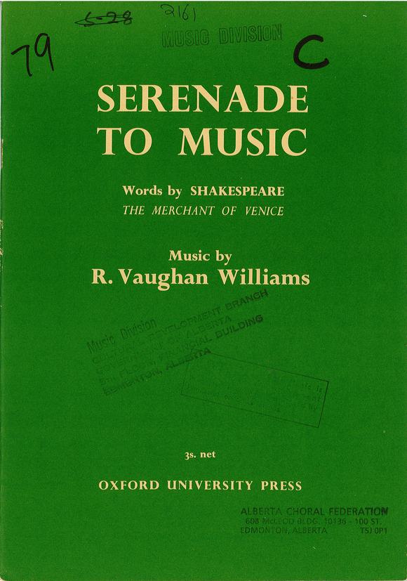 Serenade to Music