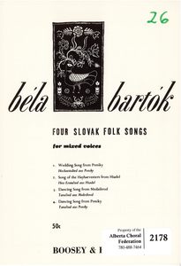 Four Slovak Folk Songs