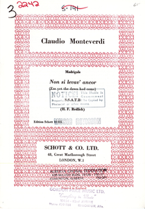 Non Si Levav' Ancor