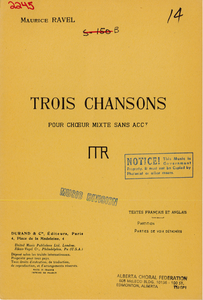 Trois Chansons