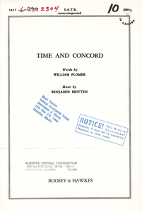 Time and Concord