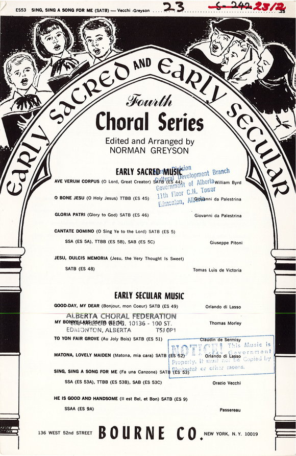 Sing, Sing a Song For Me