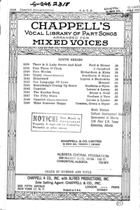 Camelot (Choral Selection)