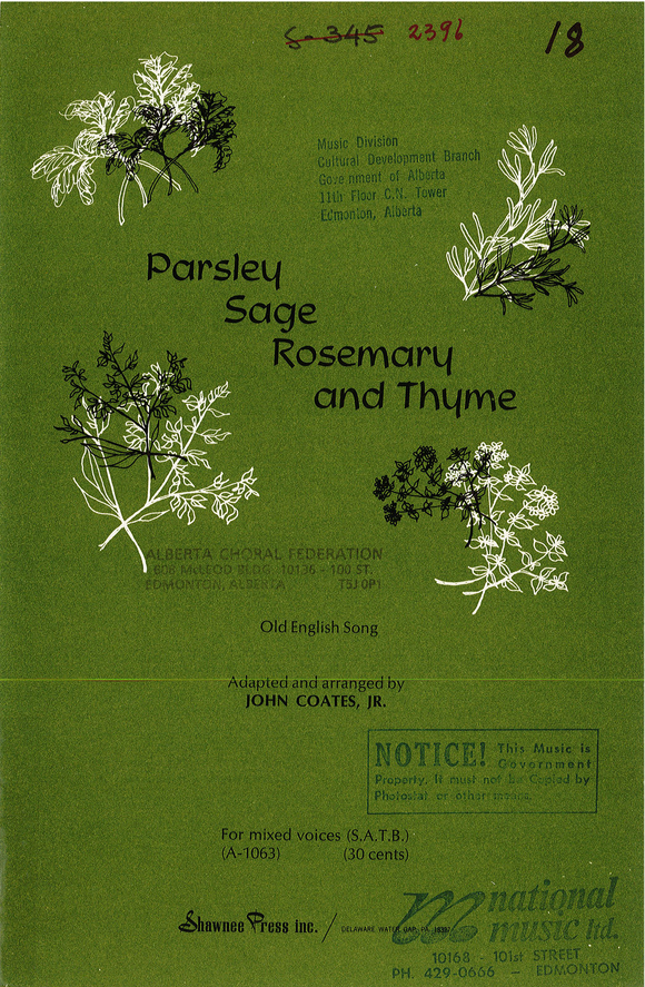 Parsley, Sage, Rosemary, and Thyme