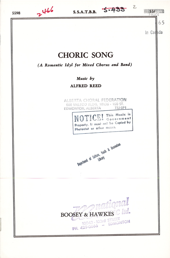 Choric Song