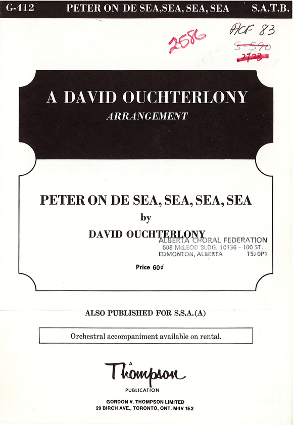 Peter On De Sea, Sea, Sea, Sea